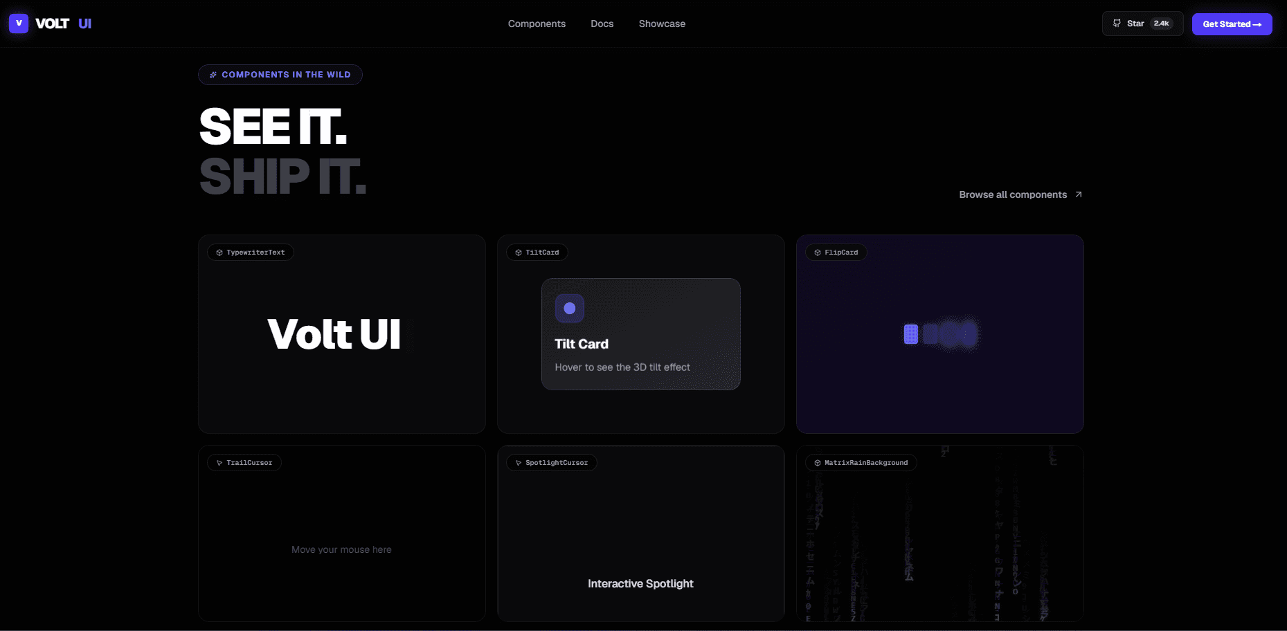Volt-UI — Npm / Open Source